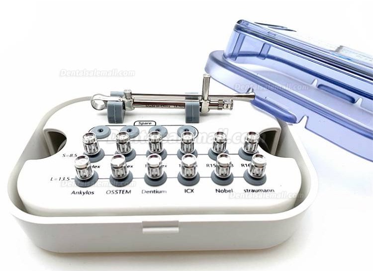 Dental Implant Torque Wrench Latch-Type Multi Driver Set for Dental Practices